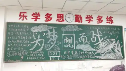 砥砺前行,再创辉煌第三期主题黑板报