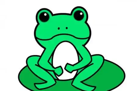 卡通青蛙简笔画