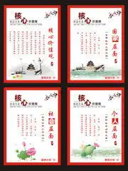 社会主义核心价值观展板,24字核心价值观展板宣传栏与板报,百图汇素材网第14页