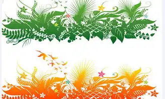 黑板报花边黄花盛开