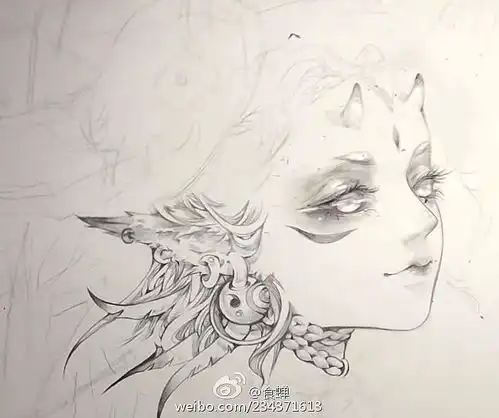 插画师看完画,马上让许多粉丝膜拜的大触食禅