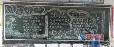 洞口县岩山镇中心小学开展扫黑除恶黑板报评比活动