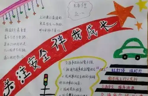 春晖小学举行重视安全,珍爱生命手抄报大赛