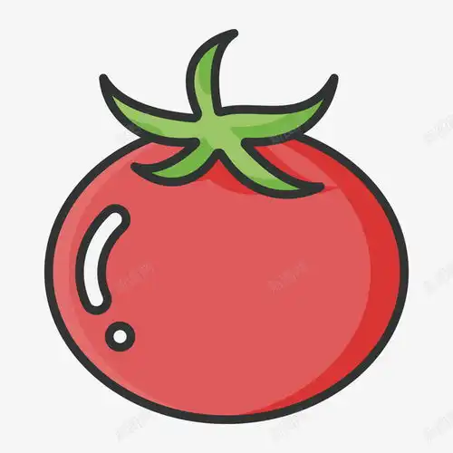 红色手绘西红柿卡通插画免抠png设计图片免费下载页面网页平面电商创意素材弯曲素材