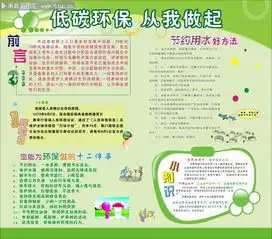 低碳环保宣传资料板报下载