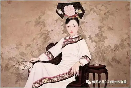 中国画家江立峰工笔人物画作品欣赏