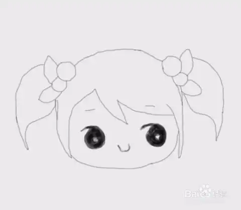 简笔画女孩头像是怎么画的