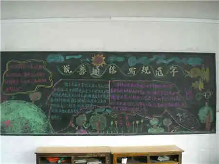 推广普通话黑板报学习普通话的方法