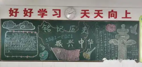 九月份主题黑板报评比