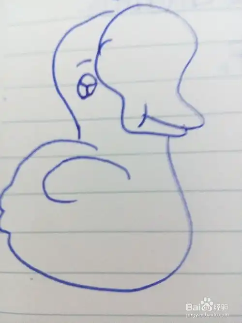 教你学画画简笔画小鹅