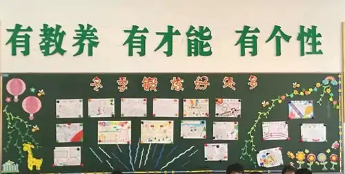 冬日传暖意,教室展才情寻访和爱园最美板报四