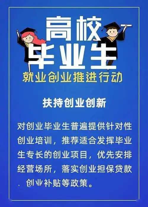 高校毕业生七部门七项措施助你就业创业