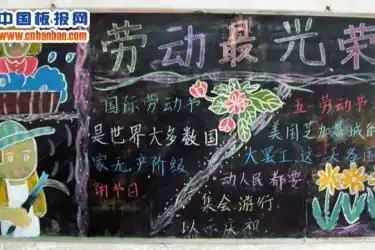 劳动最快乐板报作品