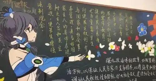 高三学生黑板报火了,家长看后怒气冲冲,美术老师却直呼喜欢