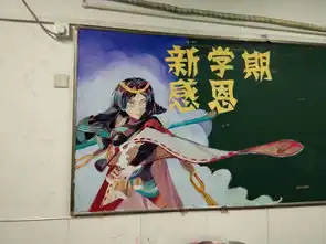 来自00后的黑板报,用粉笔画成了艺术,网友太有才