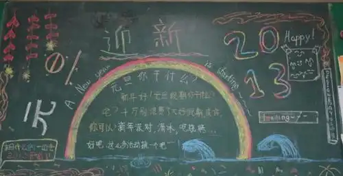 新时代学生的黑板报,个个都是大师,网友神笔马良转世了