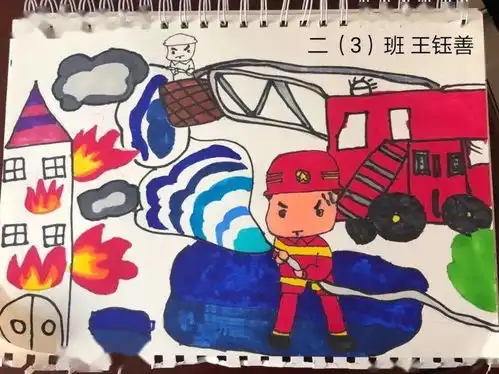 中天国际小学巧手制作灭火器,消防安全记心里