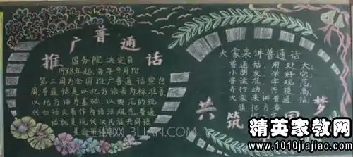 推广普通话宣传标语口号大全