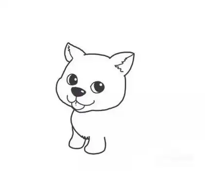 简笔画教程可爱的小狗怎么画一步一步教