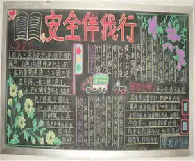 交通安全黑板报交通安全宣传