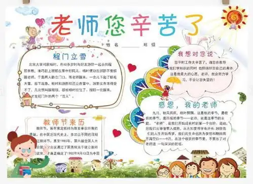 教师节主题手抄报手工贺卡教师节祝福语素材,快为孩子收藏