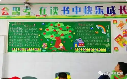 蓬安县周口小学推广普通话师生齐行动