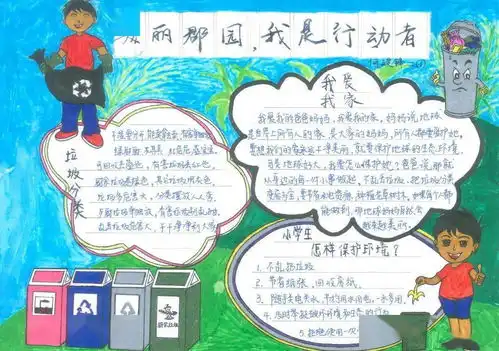 垃圾分类,做善美环保娃