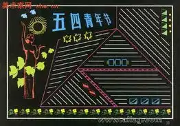 关于中学生青年节手抄报