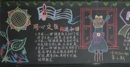中学生黑板报惊艳了大家,网友看起来不像真的,学生这么有才