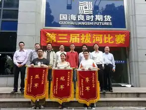 公司举行庆五一,迎五四拔河比赛