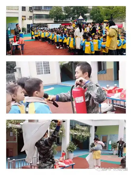 安全在我心飞行幼儿园消防安全主题教育活动