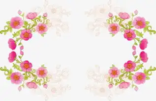 椭圆形的花边