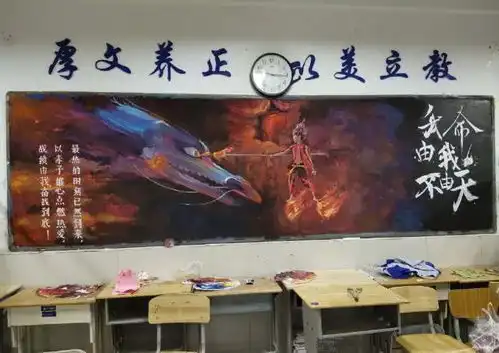 别人班的黑板报又来了粉笔画惊艳众人果然00后都是高手