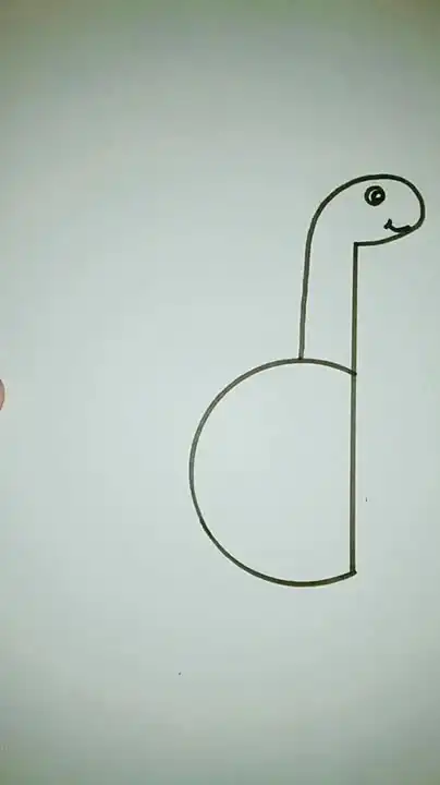 霸王龙简笔画凶猛儿童画的步骤大全好运宝贝