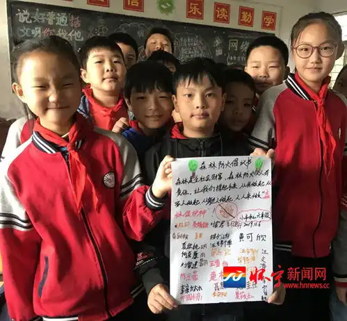 小市镇各小学幼儿园开展森林防火宣传教育活动