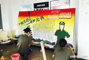 西工大军训新生板报成风景线展示学生奔月梦