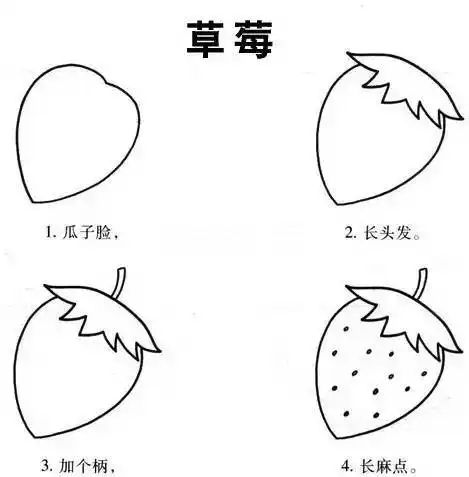 带口诀的简笔画,宝宝看完就会画果断收藏