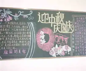 中秋节黑板报越南人过中秋