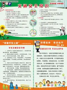 交通安全常识展板设计素材