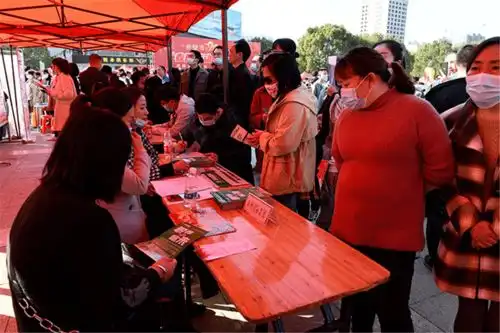 提供就业岗位4952个,赤壁市举办节后春风行动大型招聘会