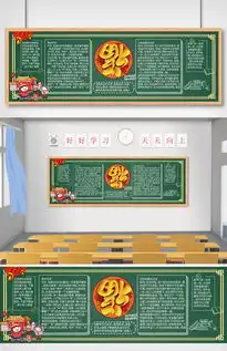 创意春节新年黑板报模板设计图片素材psd分层格式下载其他大全