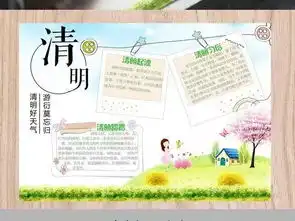 清明节手抄报模板,快为孩子收藏