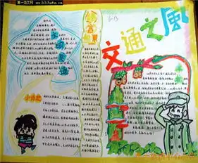 交通安全手抄报交通安全,小事为多,只怕不做