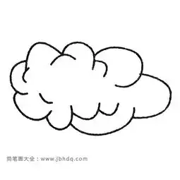 云朵简笔画大全及画法步骤