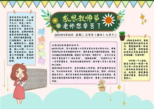 感恩教师节手抄报模板