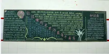 法制教育黑板报法律在校园