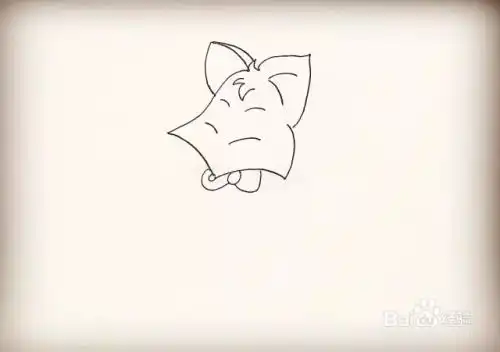 简笔画怎么画小狐狸