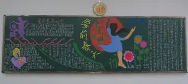 亳州学院亳州师专首届学前教育宣传月系列活动黑板报比赛