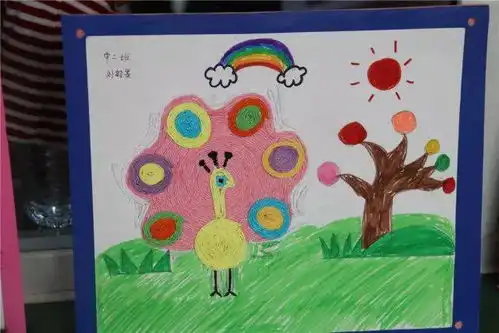 庆祝元旦创意无限绿东幼儿园画展