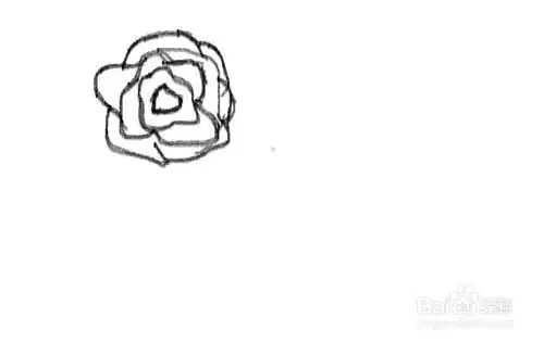 如何简笔画玫瑰花图标
